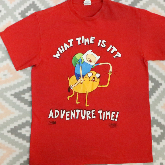 Cartoon Network Other - Adventure Time Original Finn & Jake Shirt Sz Medium Men